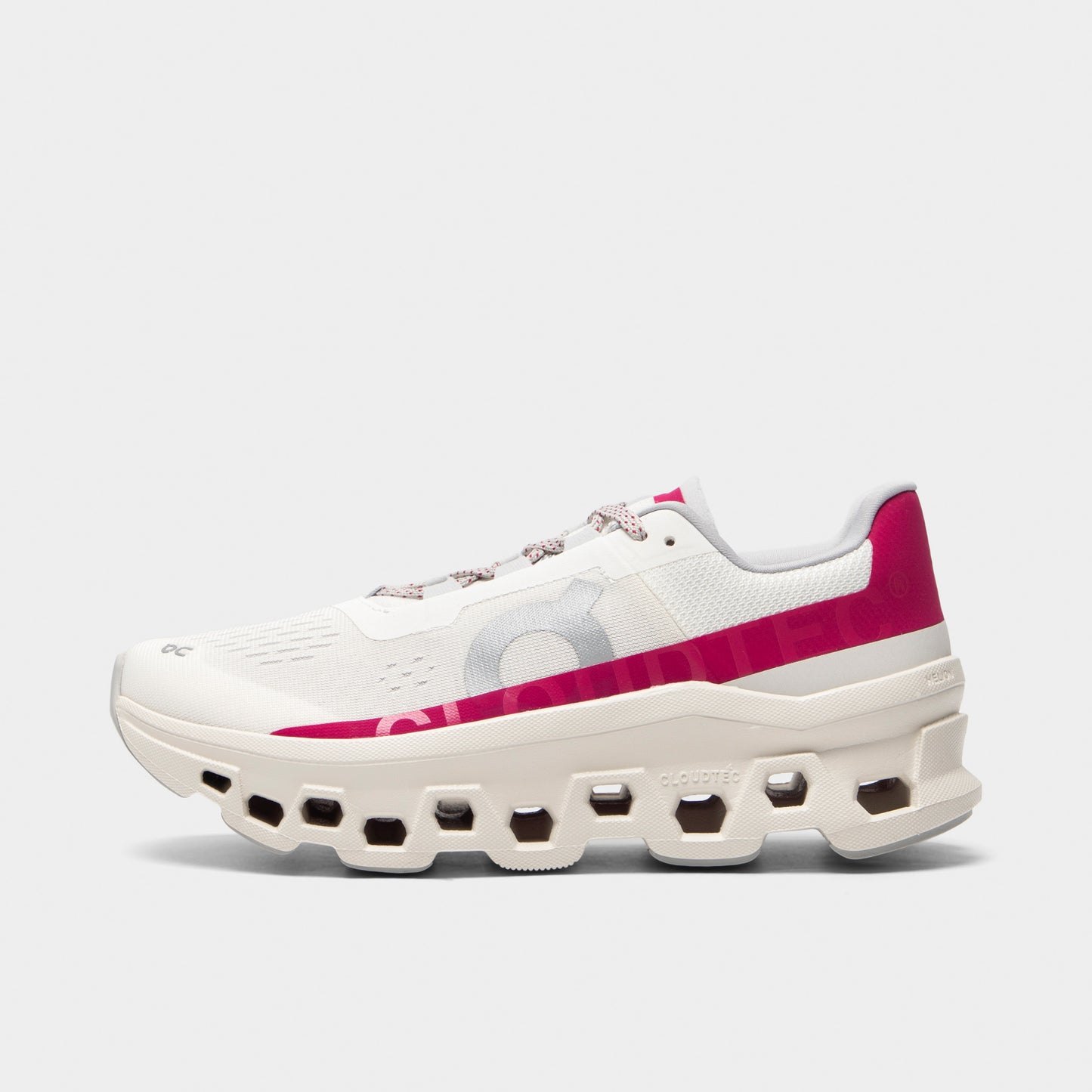 On Women's Cloudmonster Ivory / Grenadine