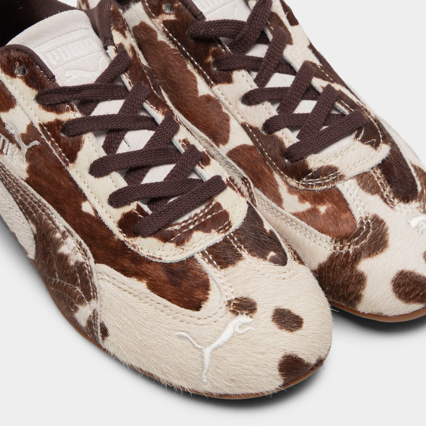 PUMA Women's Speedcat Cow Chocolate Brown / Gum
