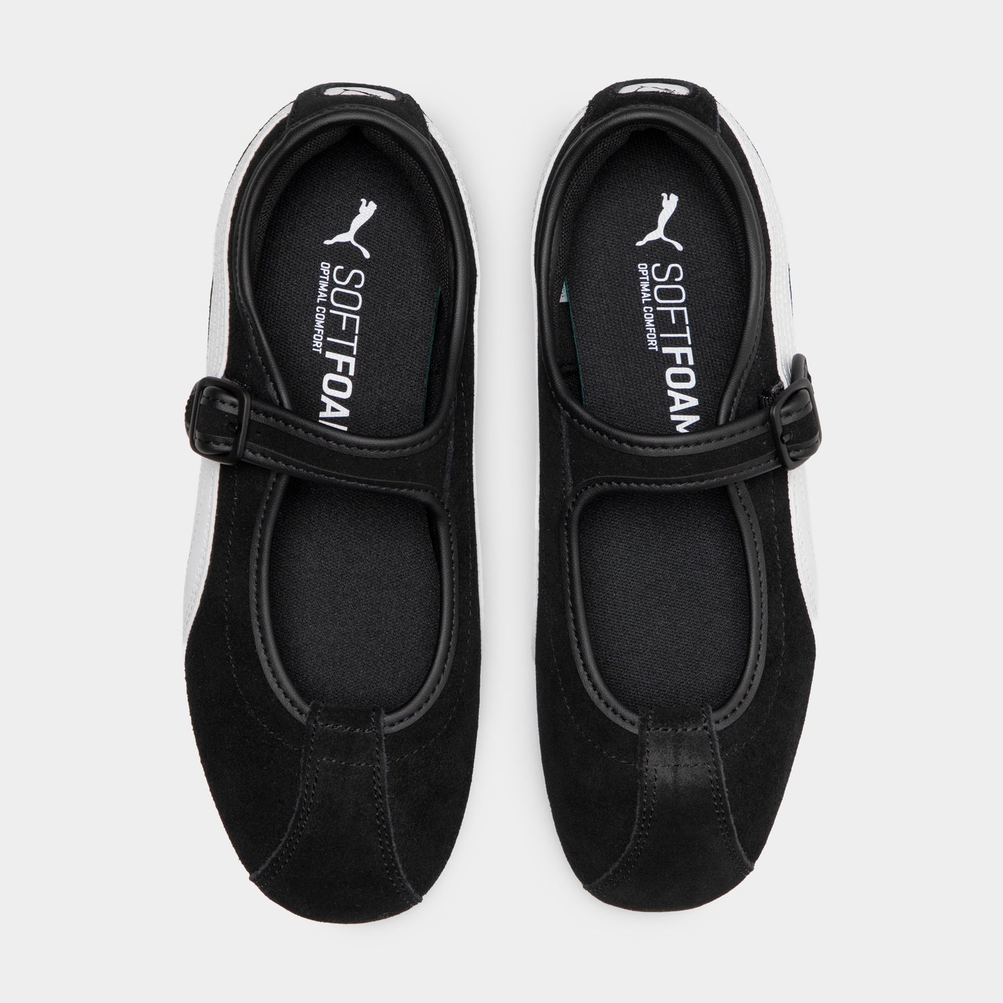 PUMA Femme Tacklette Noir / Blanc - Gomme