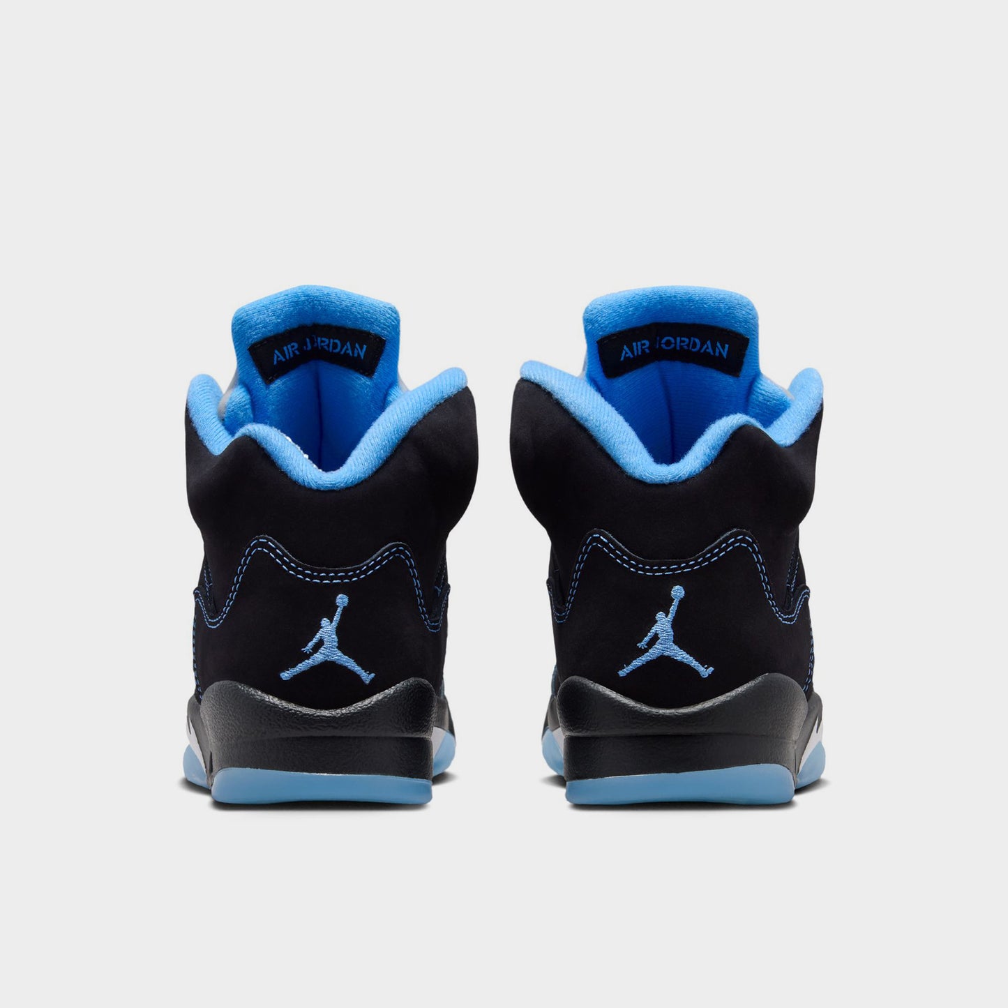 Jordan 5 Retro GS Noir / Bleu Universitaire - Blanc