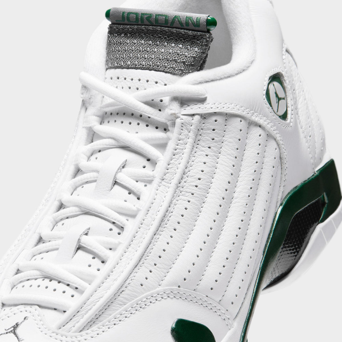 Jordan 14 Retro Vert gorge / Graphite clair - Blanc
