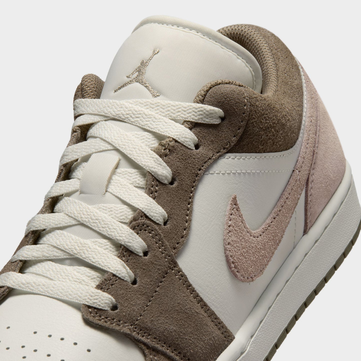 Jordan 1 Low Olive Grey / Enigma Stone - Summit White