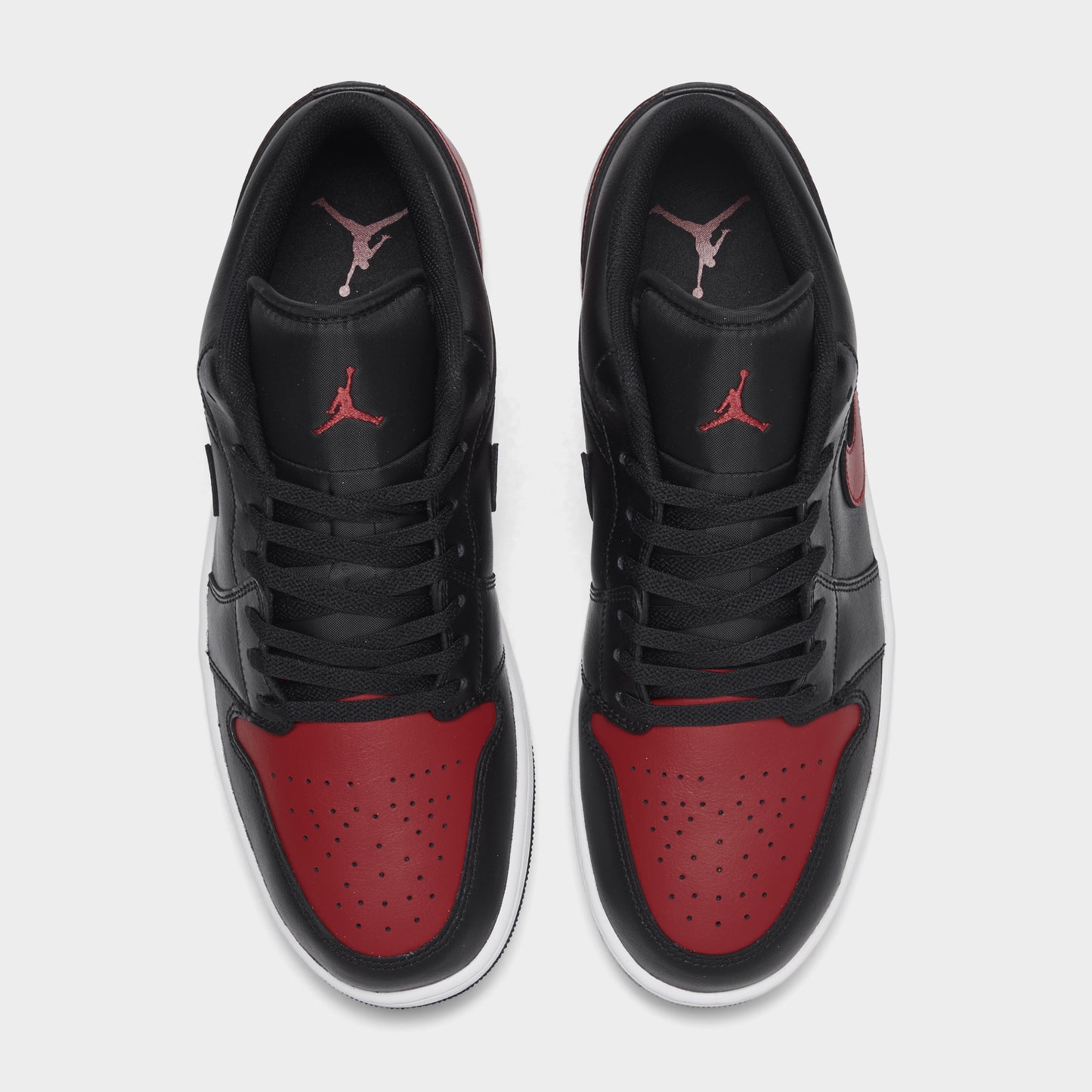 Jordan 1 Low Noir / Varsity Rouge - Summit Blanc