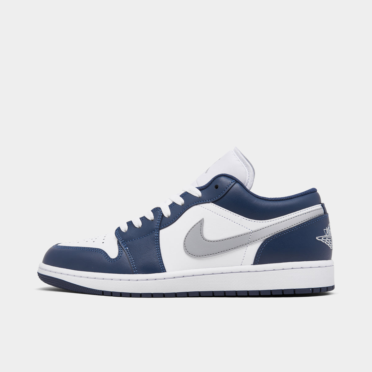 Jordan 1 Low White Wolf Grey Midnight Navy JD Sports