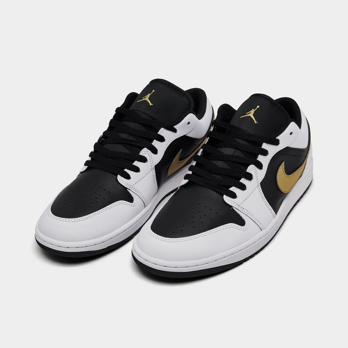 Jordan 1 Low White Metallic Gold Black