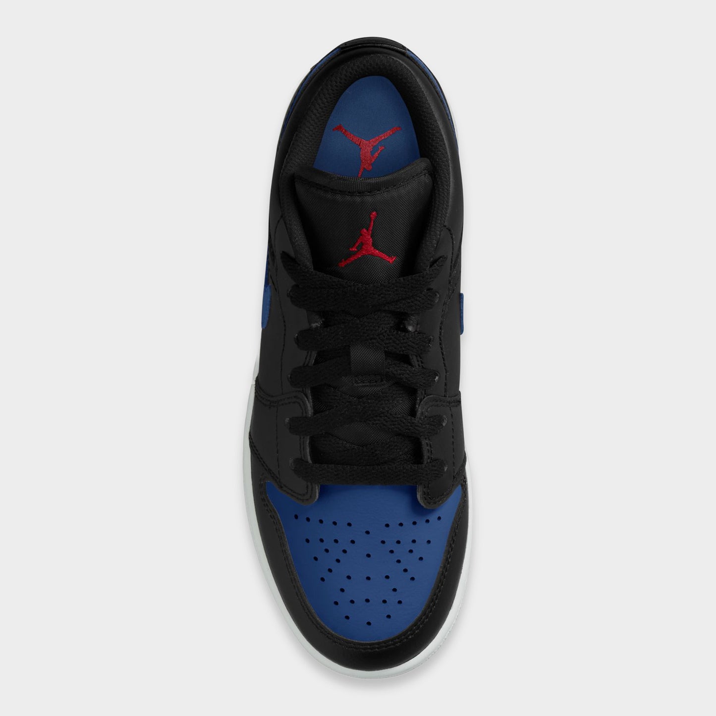 Jordan 1 Low GS Black / Summit White - True Blue