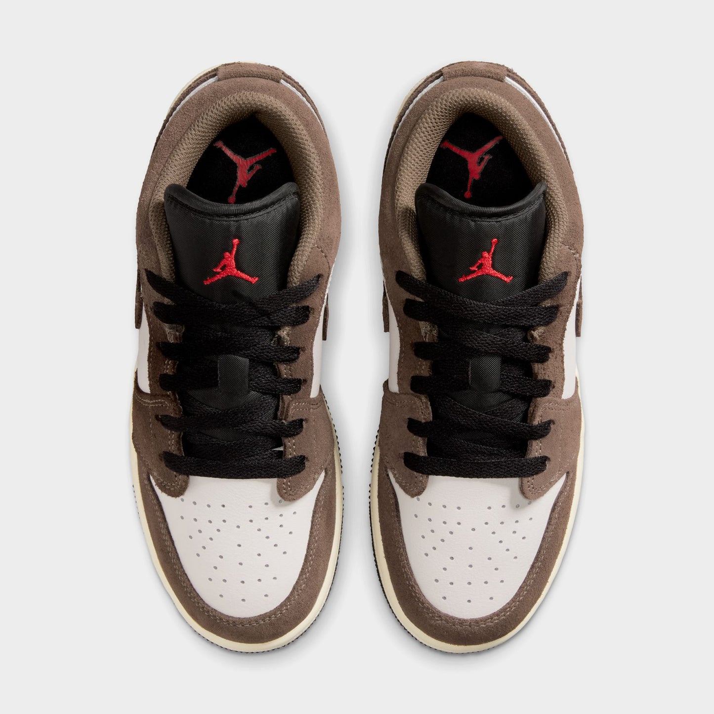 Jordan 1 Low GS Palomino / Black Phantom - Red