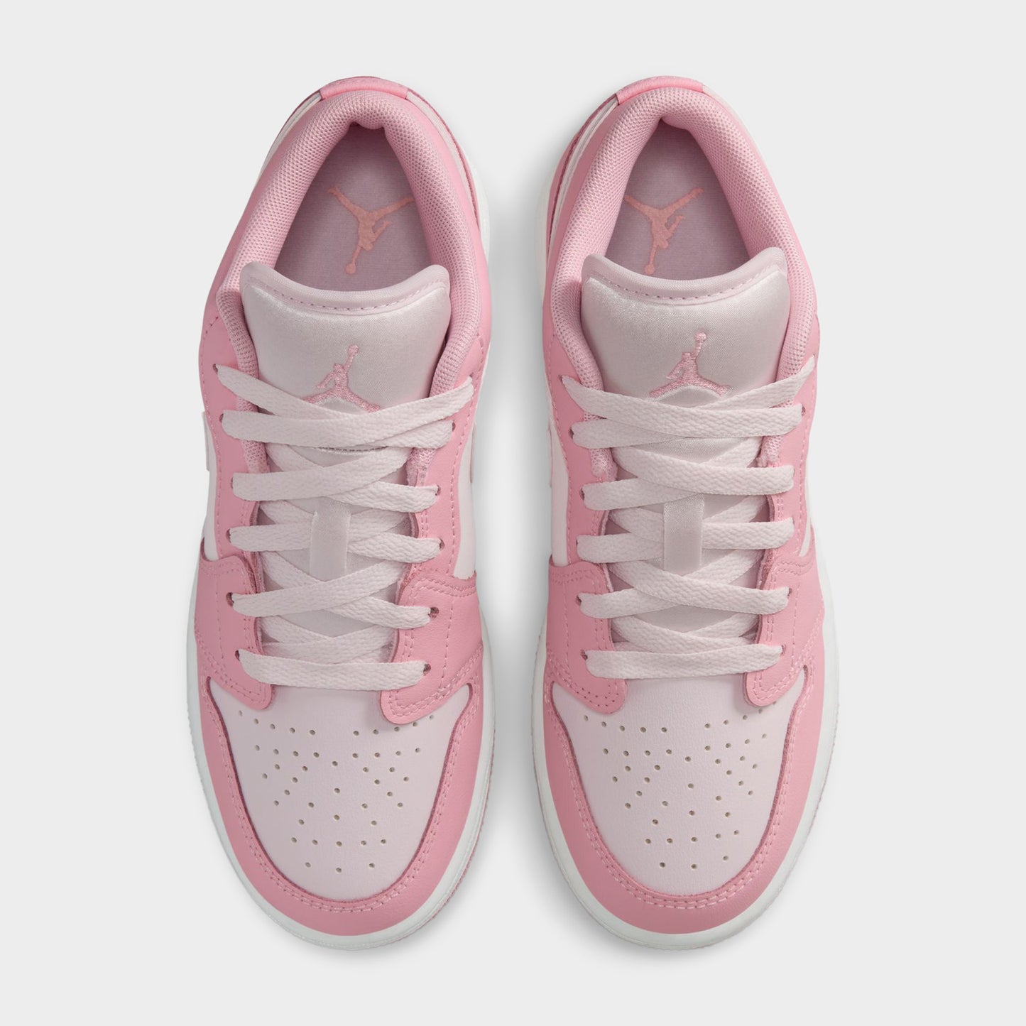 Jordan 1 Low Medium Soft Pink / Pearl Pink - White