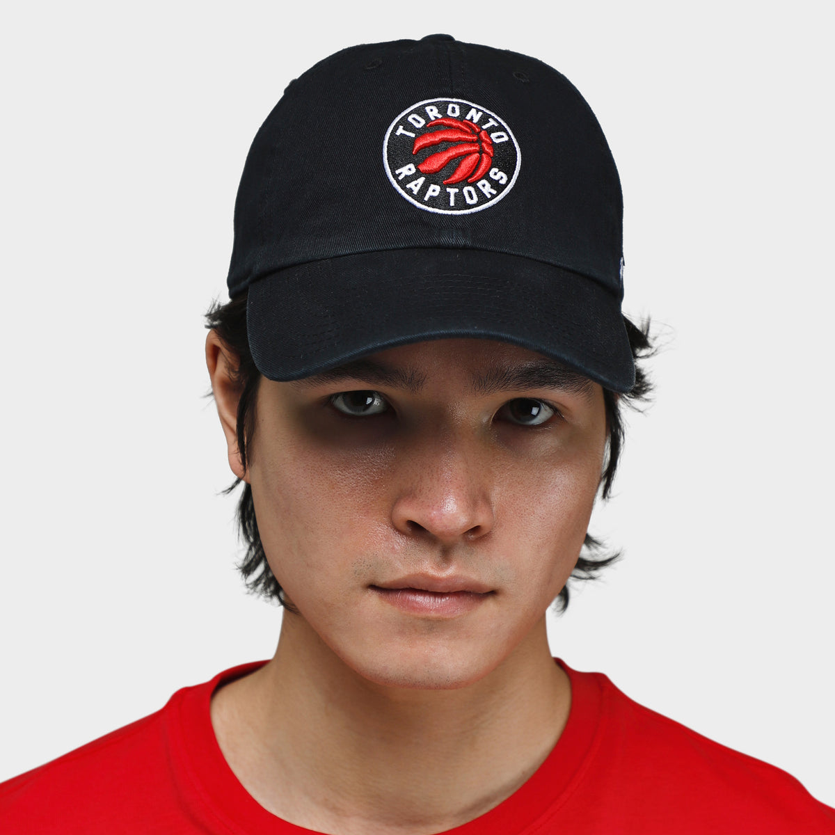47 Brand Toronto Raptors Clean Up Cap Black JD Sports