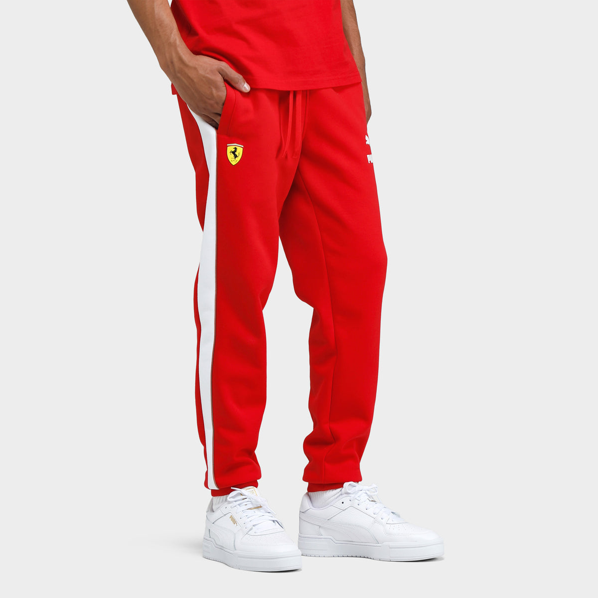Puma Ferrari Race Iconic T7 Track Pants Rosso Corsa JD Sports
