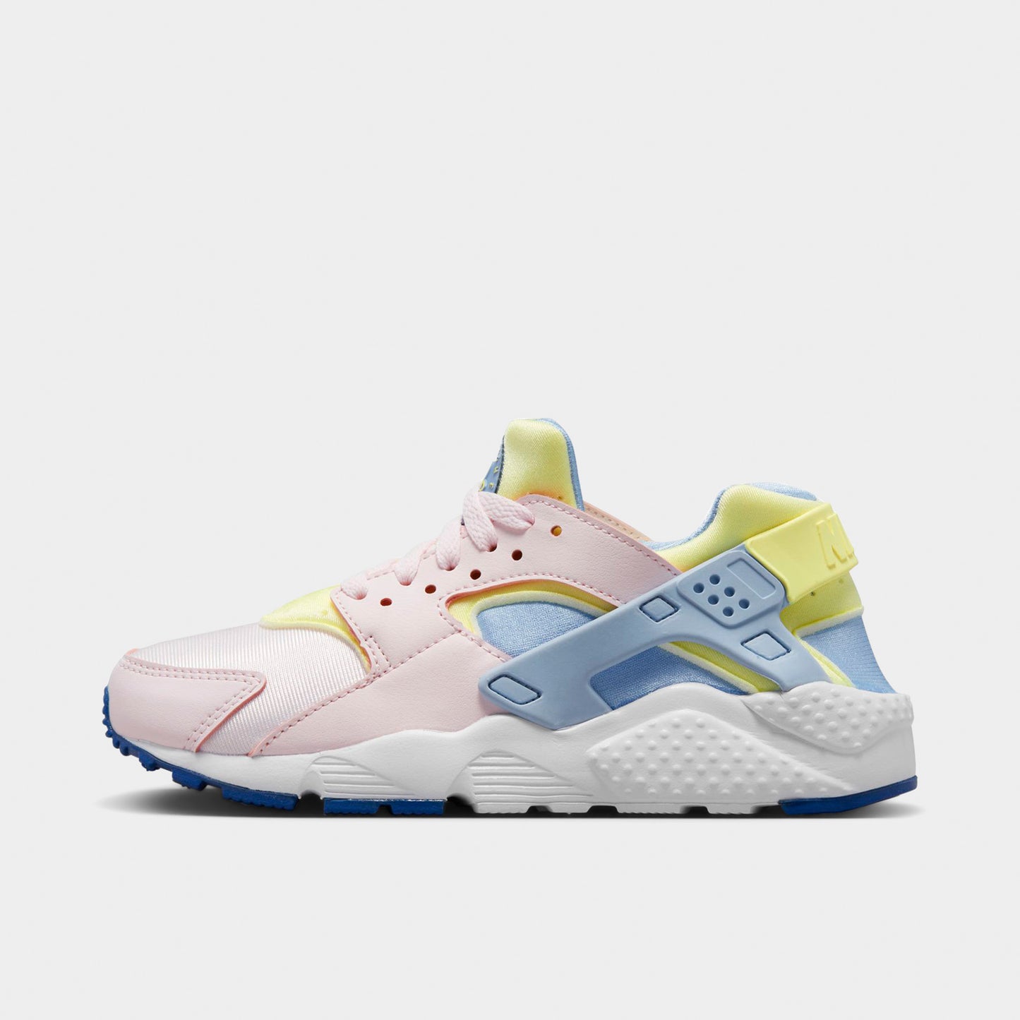 Nike Huarache Run GS Pearl Pink / Citron Tint - White