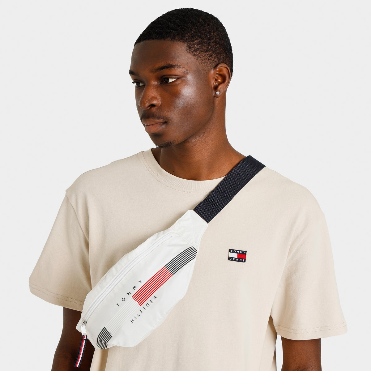 White tommy hilfiger fanny pack top