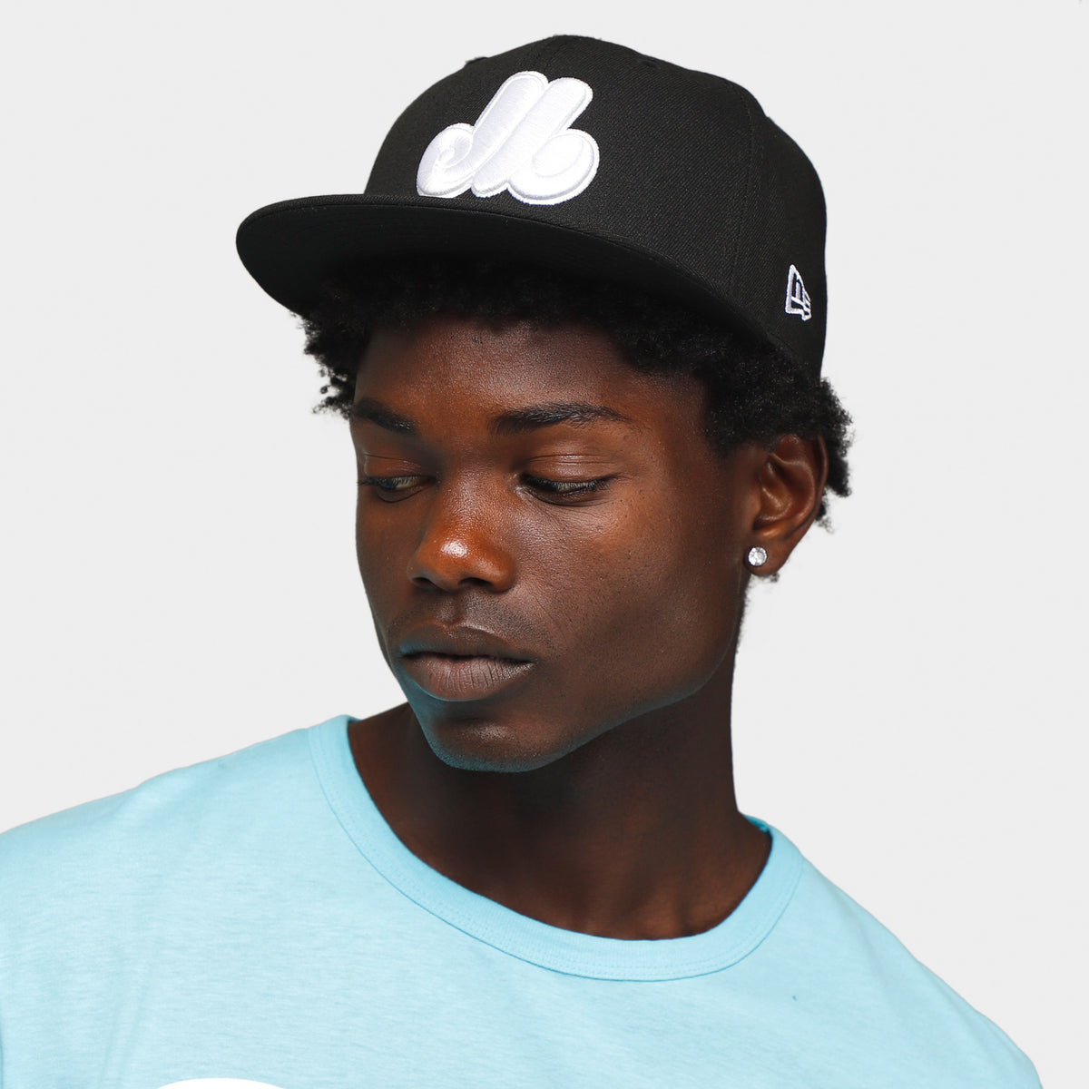 New Era 59Fifty Montreal Expos Fitted Cap Black / White JD Sports