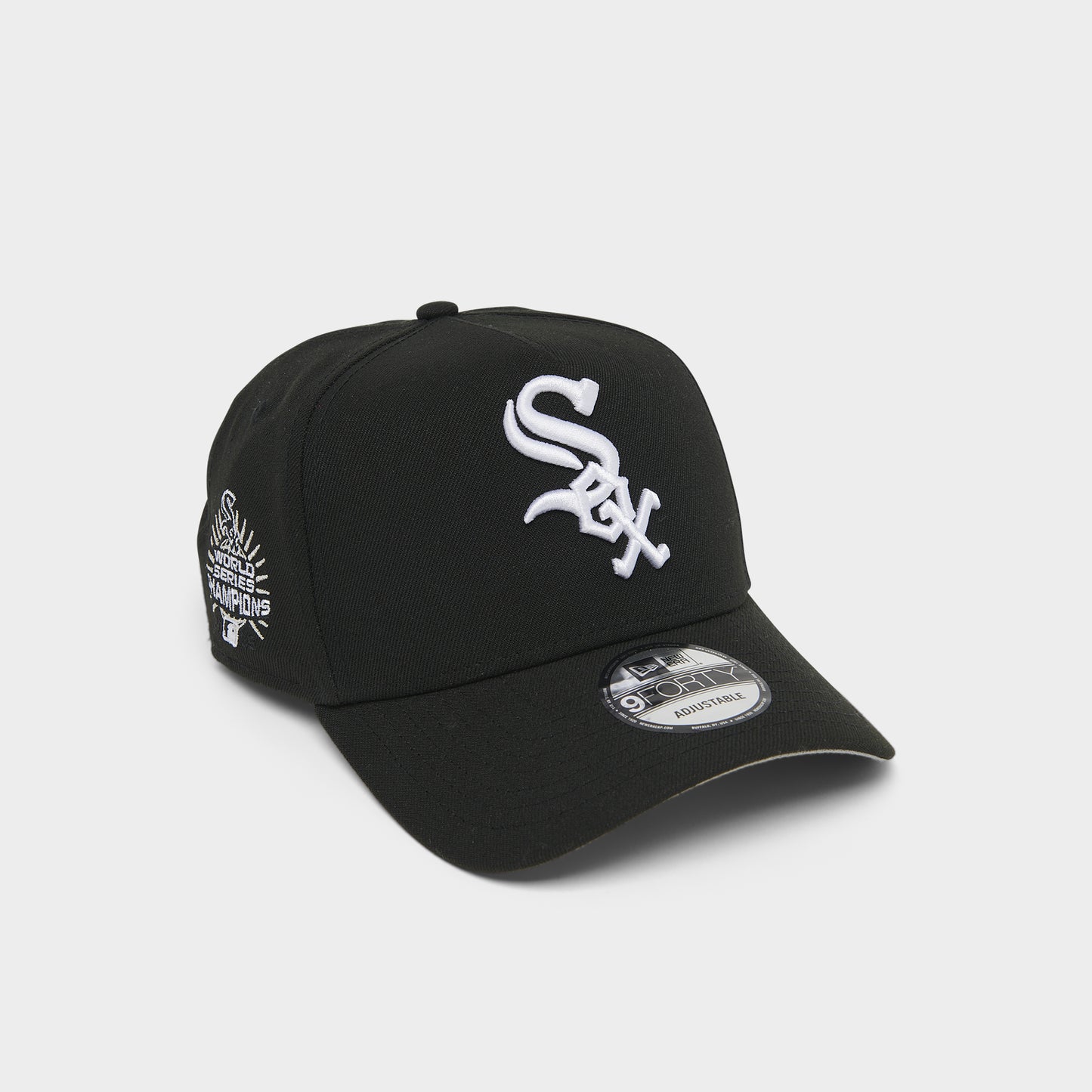 New Era Chicago World Series Champion White Sox 9FORTY AF Noir / Blanc