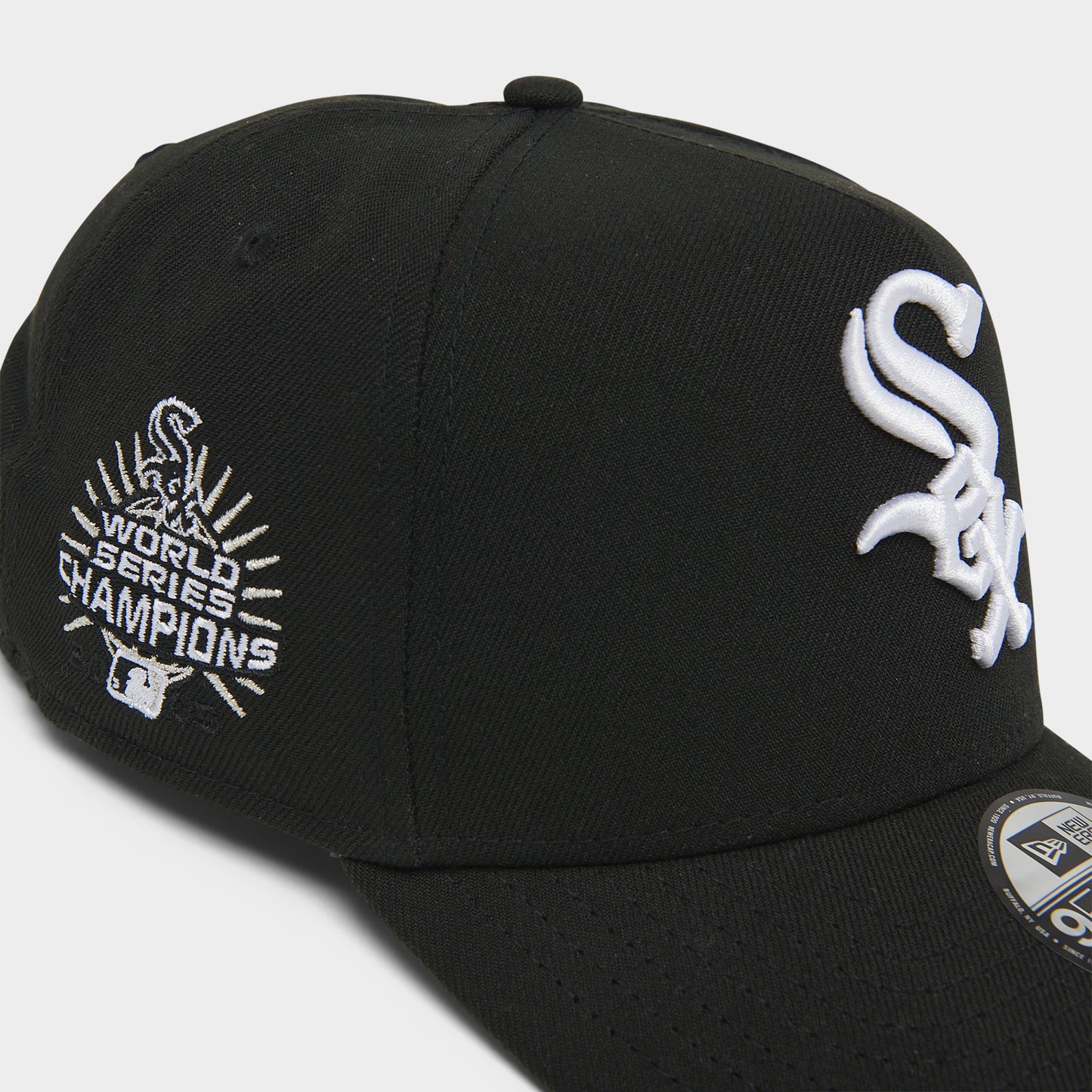 New Era Chicago World Series Champion White Sox 9FORTY AF Noir / Blanc