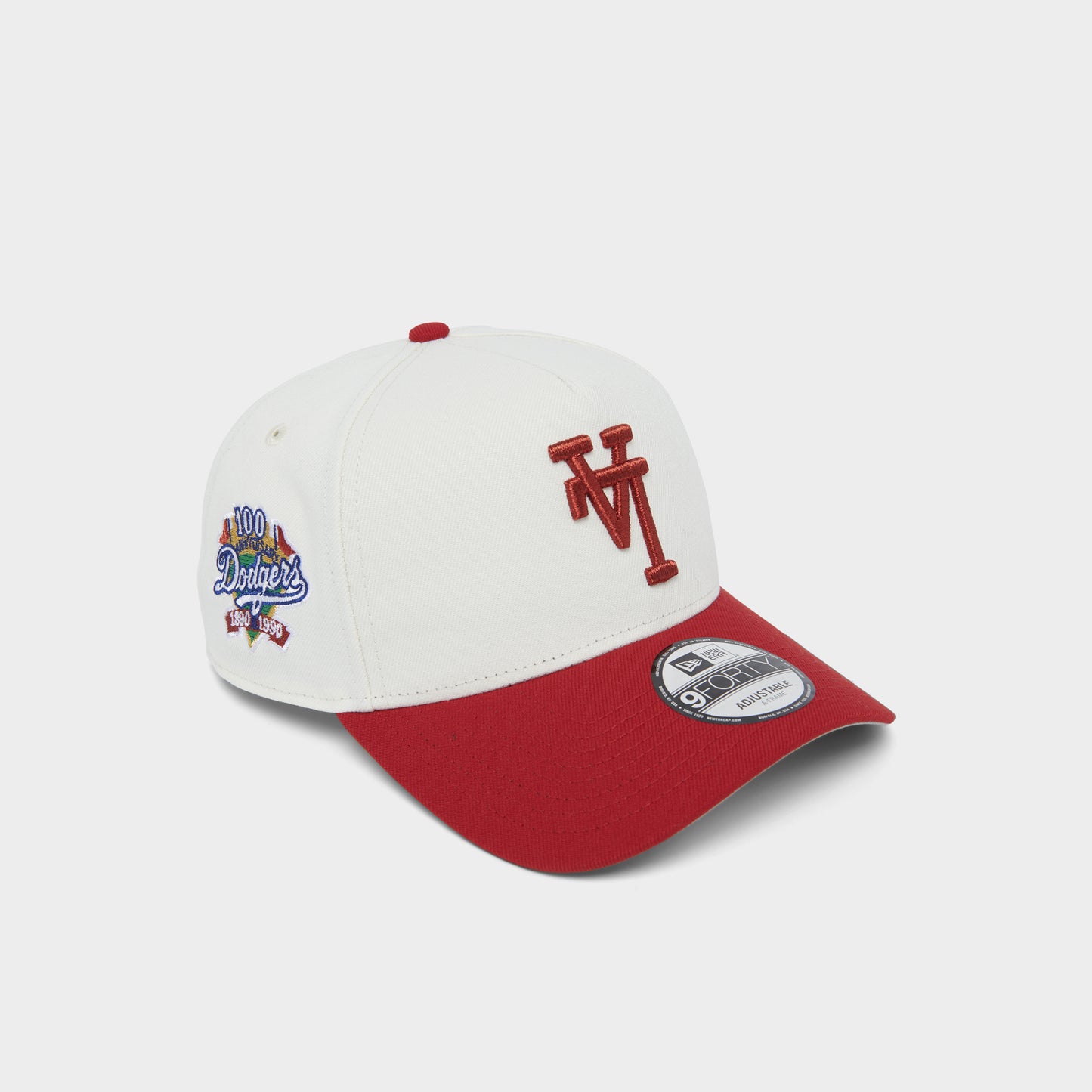 New Era Los Angeles Dodgers 9FORTY AF Snapback White / Scarlet