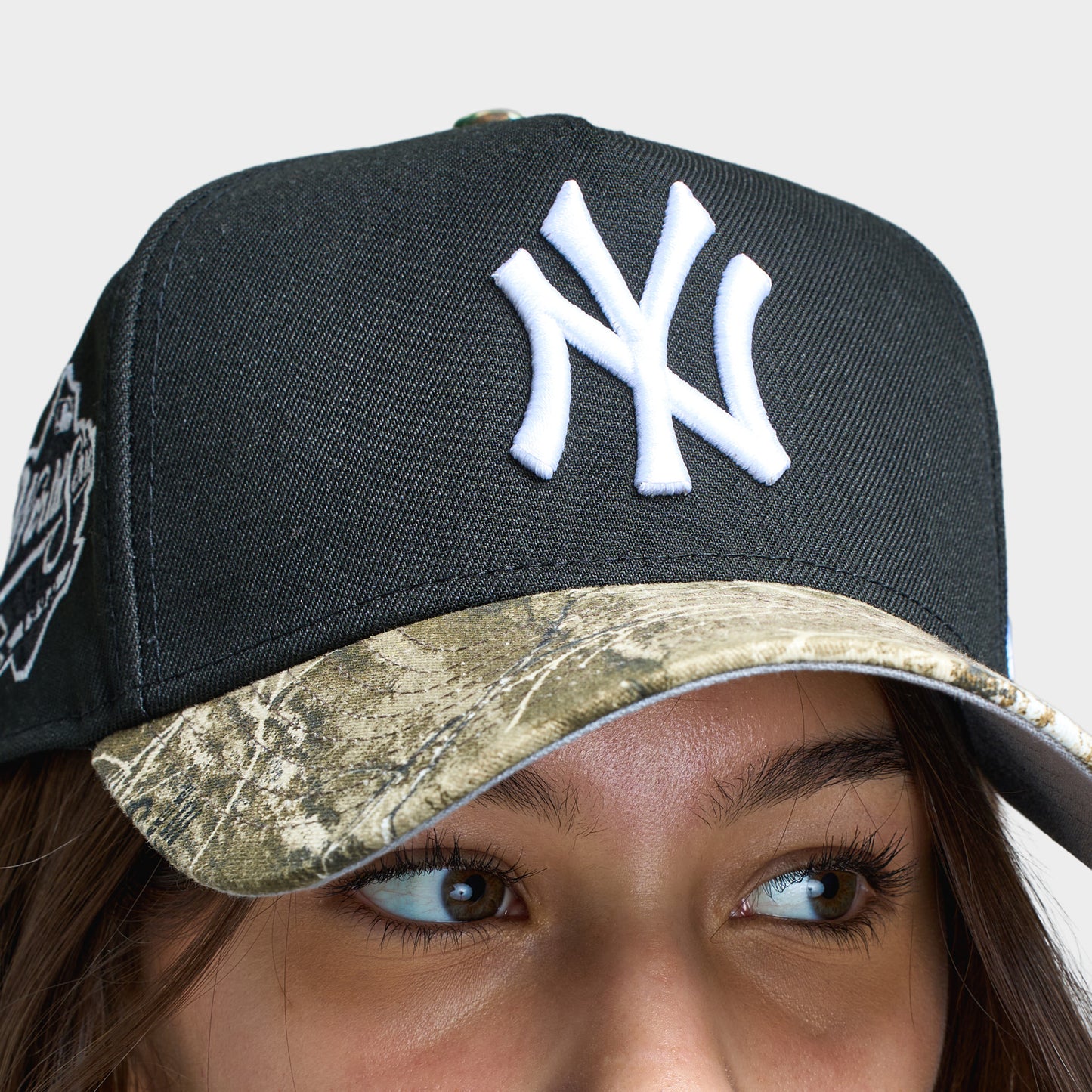 New Era New York Yankees 9FORTY A-Frame Black / Real Tree Camo