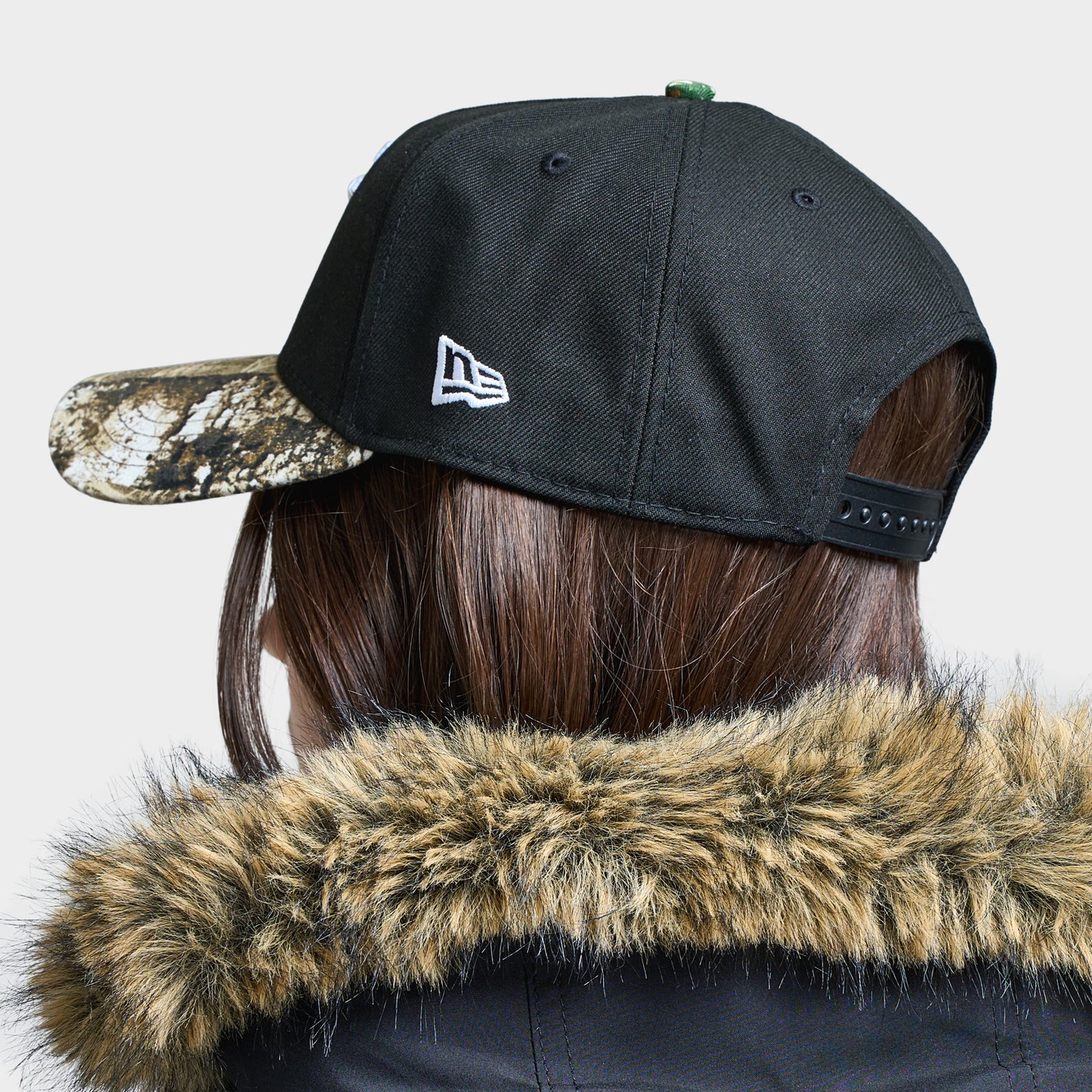 New Era New York Yankees 9FORTY A-Frame Black / Real Tree Camo