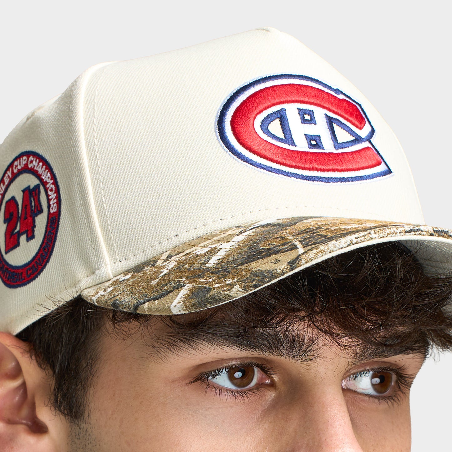 9FORTY A-Frame Casquette New Era Montreal Canadiens Chrome / Realtree Camo