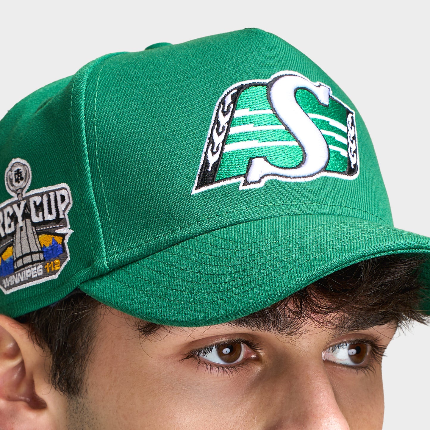 9FORTY A-Frame New Era Saskatchewan Roughriders / Vert Kelly