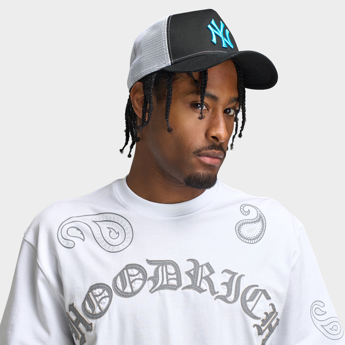 New Era New York Yankees 9FORTY AF Trucker Black / Blue