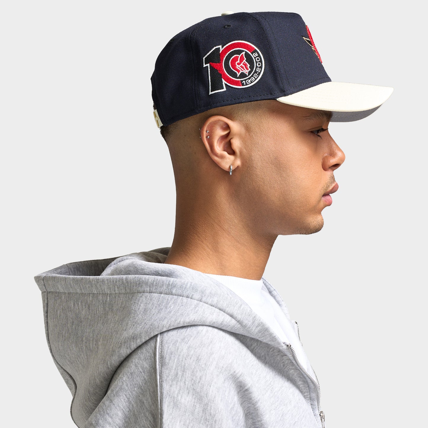 Casquette New Era Ottawa Senators 9FORTY A-Frame Bleu Marine / Chrome