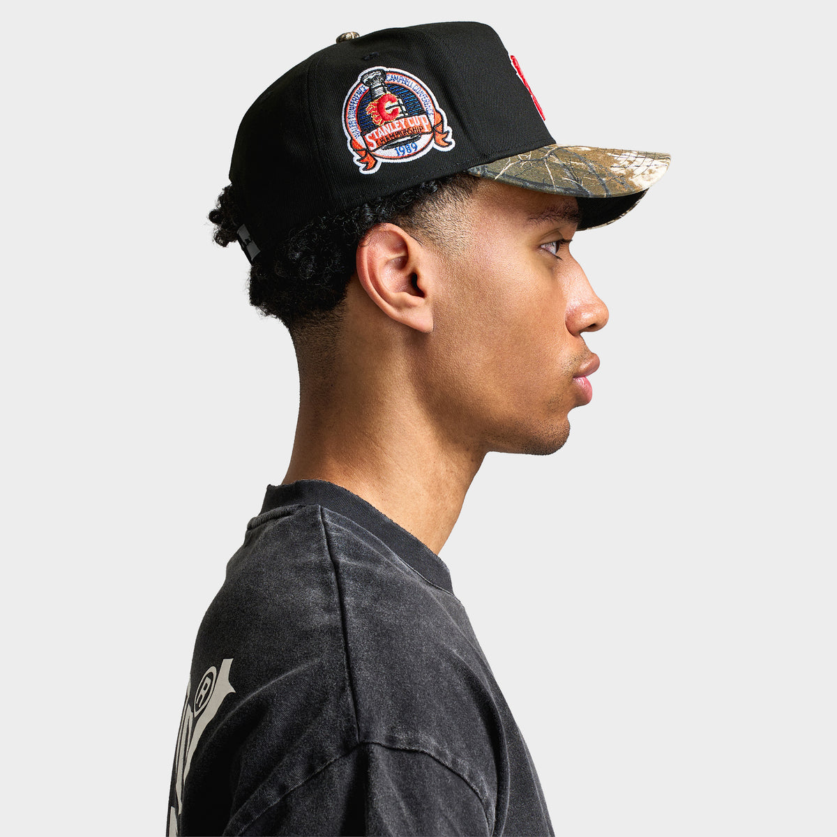 New Era Calgary Flame 9FORTY A-Frame Black / Camo
