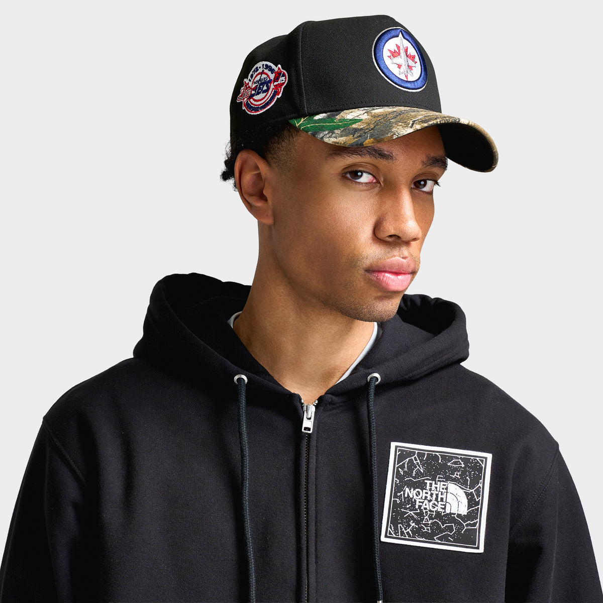 New Era Winnipeg Jets 9FORTY A-Frame Black / Camo