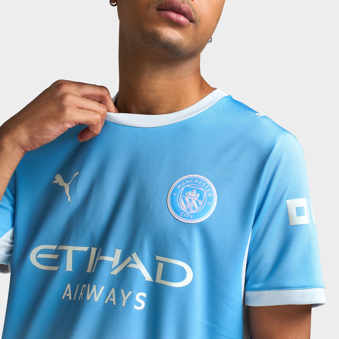 PUMA MCFC Maillot domicile Réplique / Bleu glacier