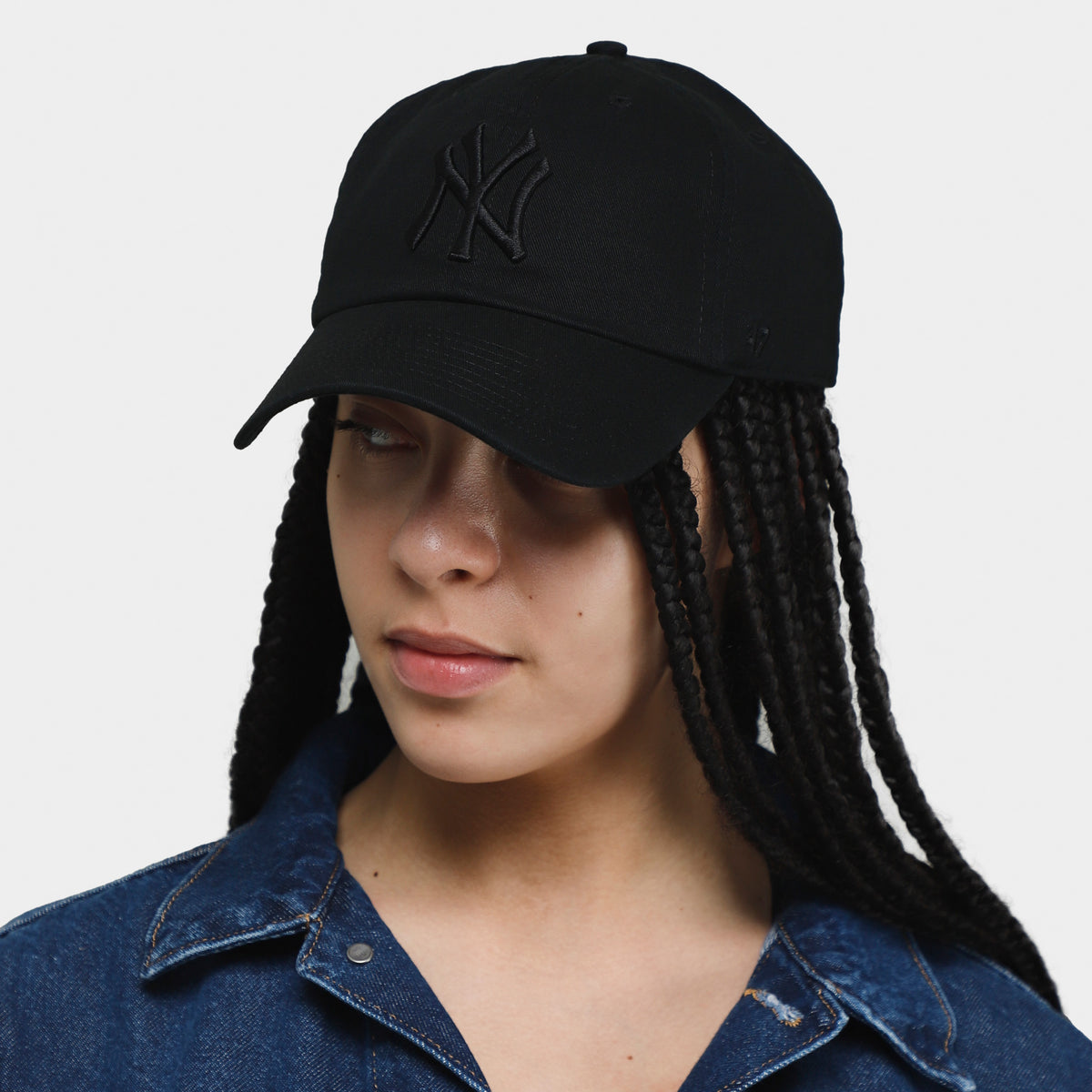 47 New York Yankees Clean Up Cap Black JD Sports