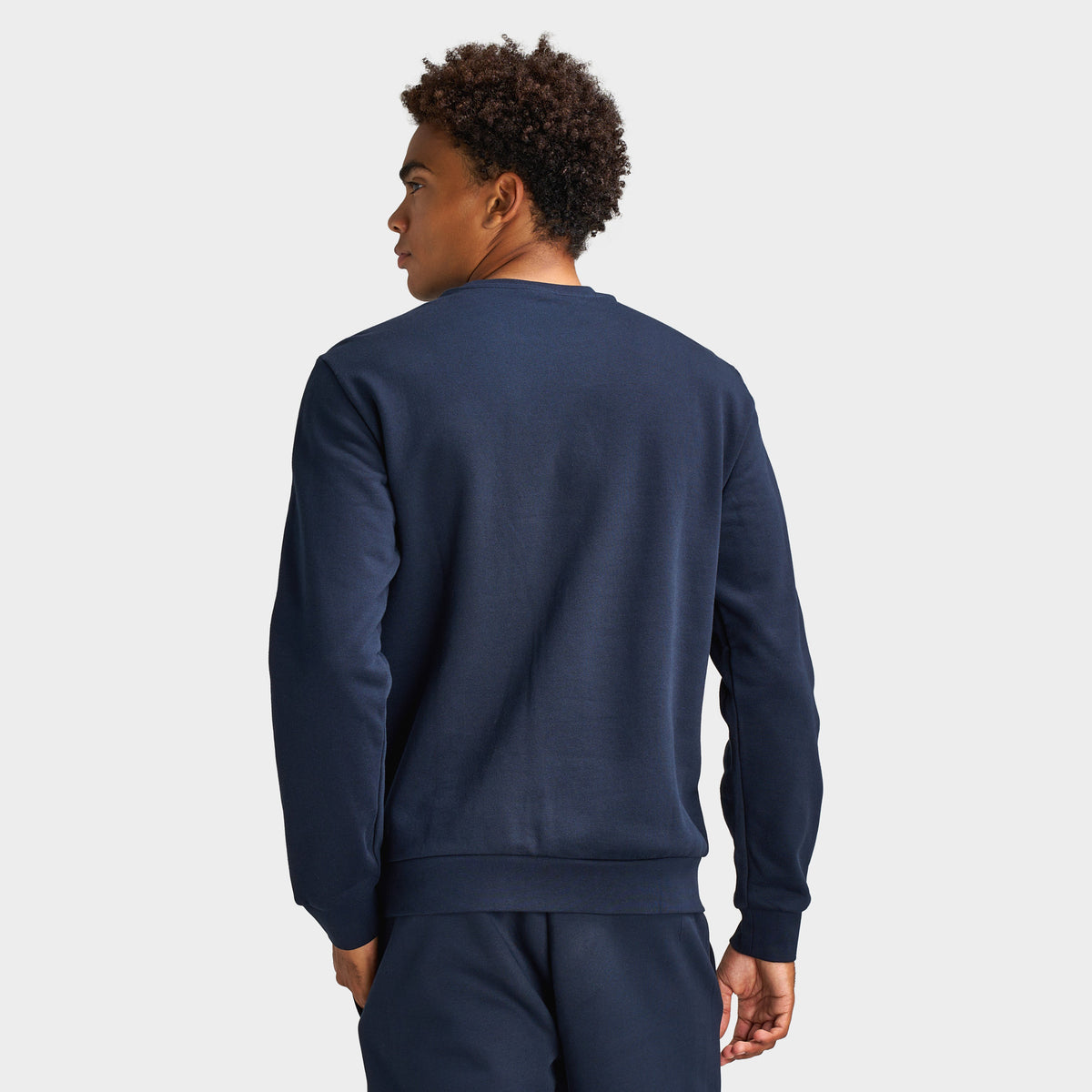EA7 Chandail à Col Rond / Bleu Armani