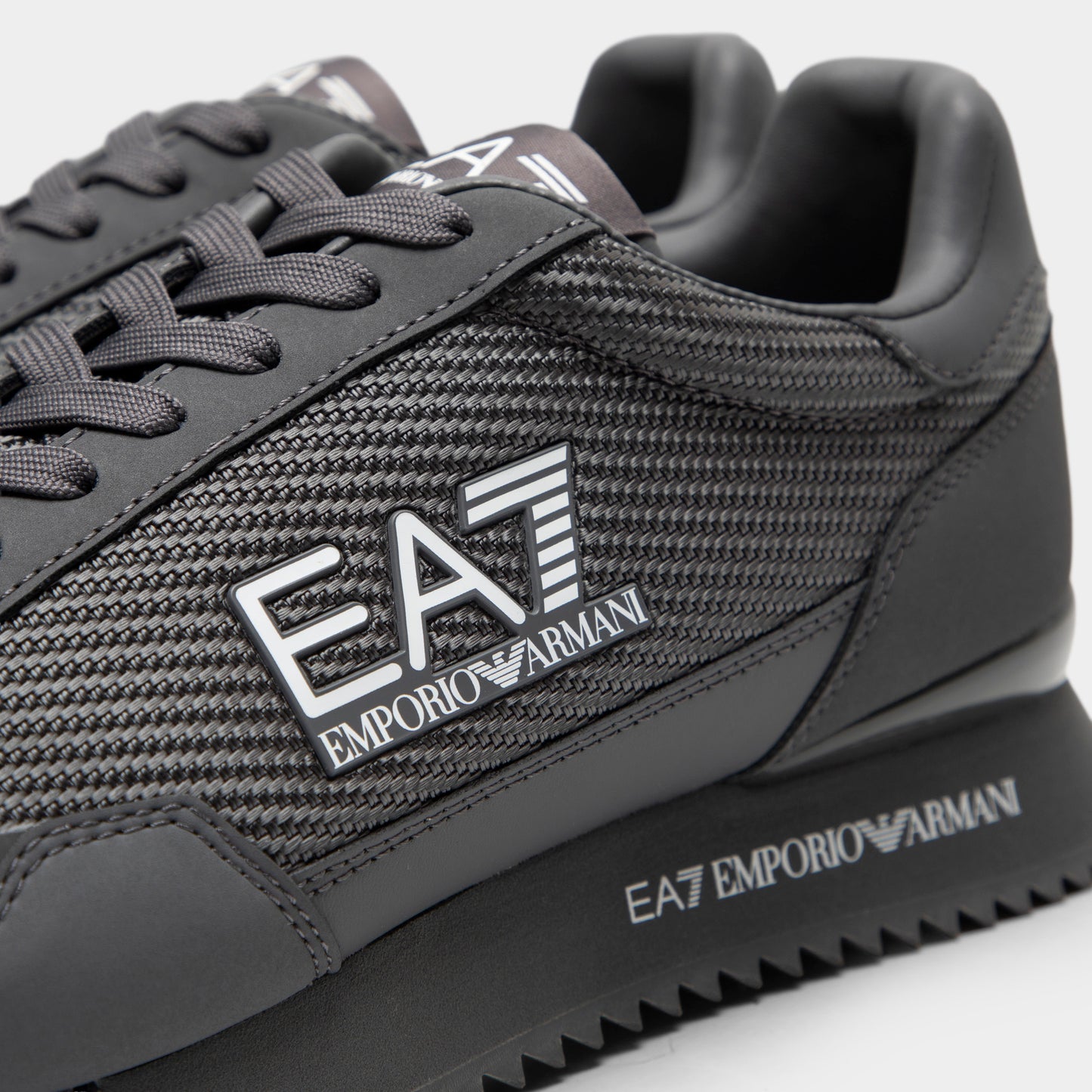 EA7 Noir et Blanc Vintage 2.0 Étain / Blanc