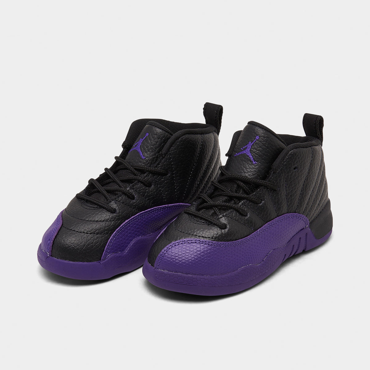 Jordan 12 clearance black and purple