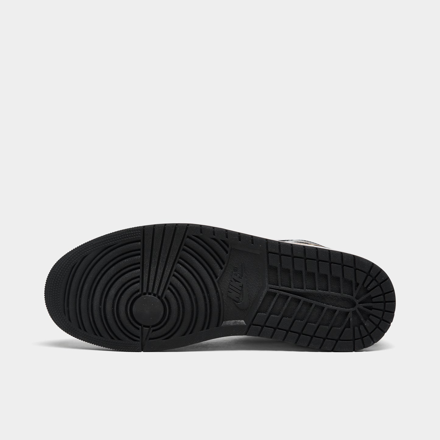 Jordan 1 Mid SE Black / Metallic Gold - White