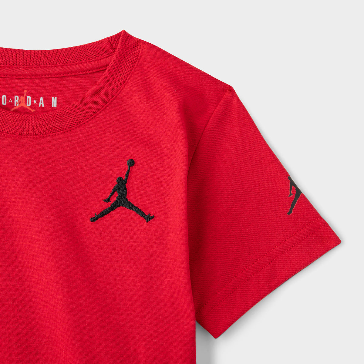 Jordan Child Boys' Jumpman Air Embroidered T-shirt / Gym Red