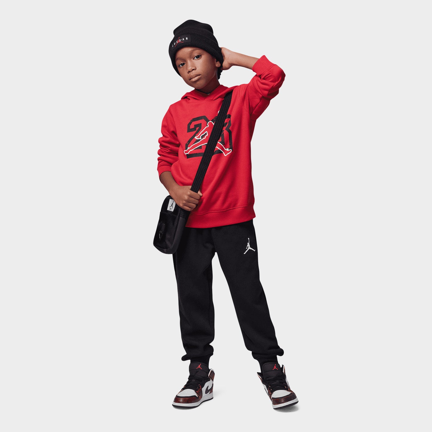 Jordan Child Fleece Po & Set Pantalon / Noir