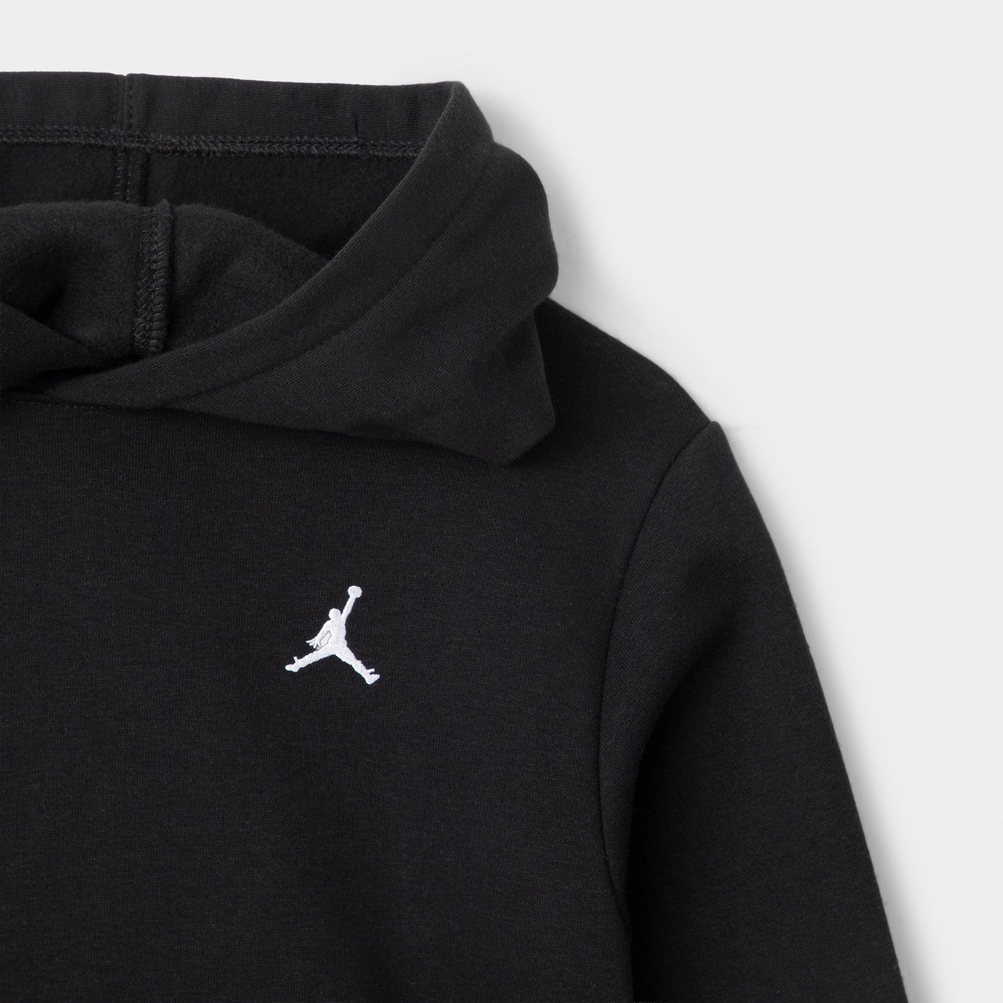 Jordan Enfant Brooklyn Pullover Chandail à Capuchon en Polaire / Noir