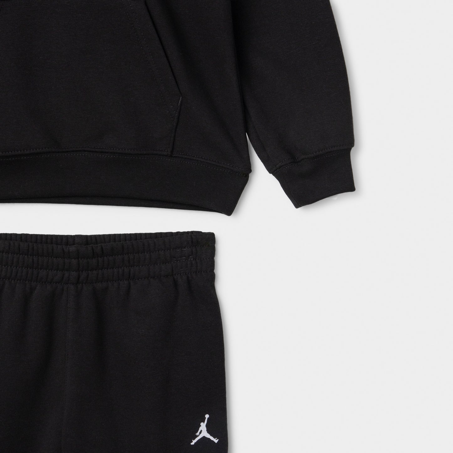 Jordan Enfant Brooklyn Pullover Chandail à Capuchon en Polaire / Noir