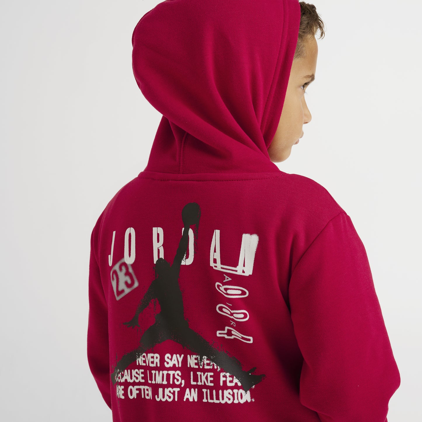 Jordan Enfants Ensemble polaire Jumpman Stamp / Rouge Gymnastique