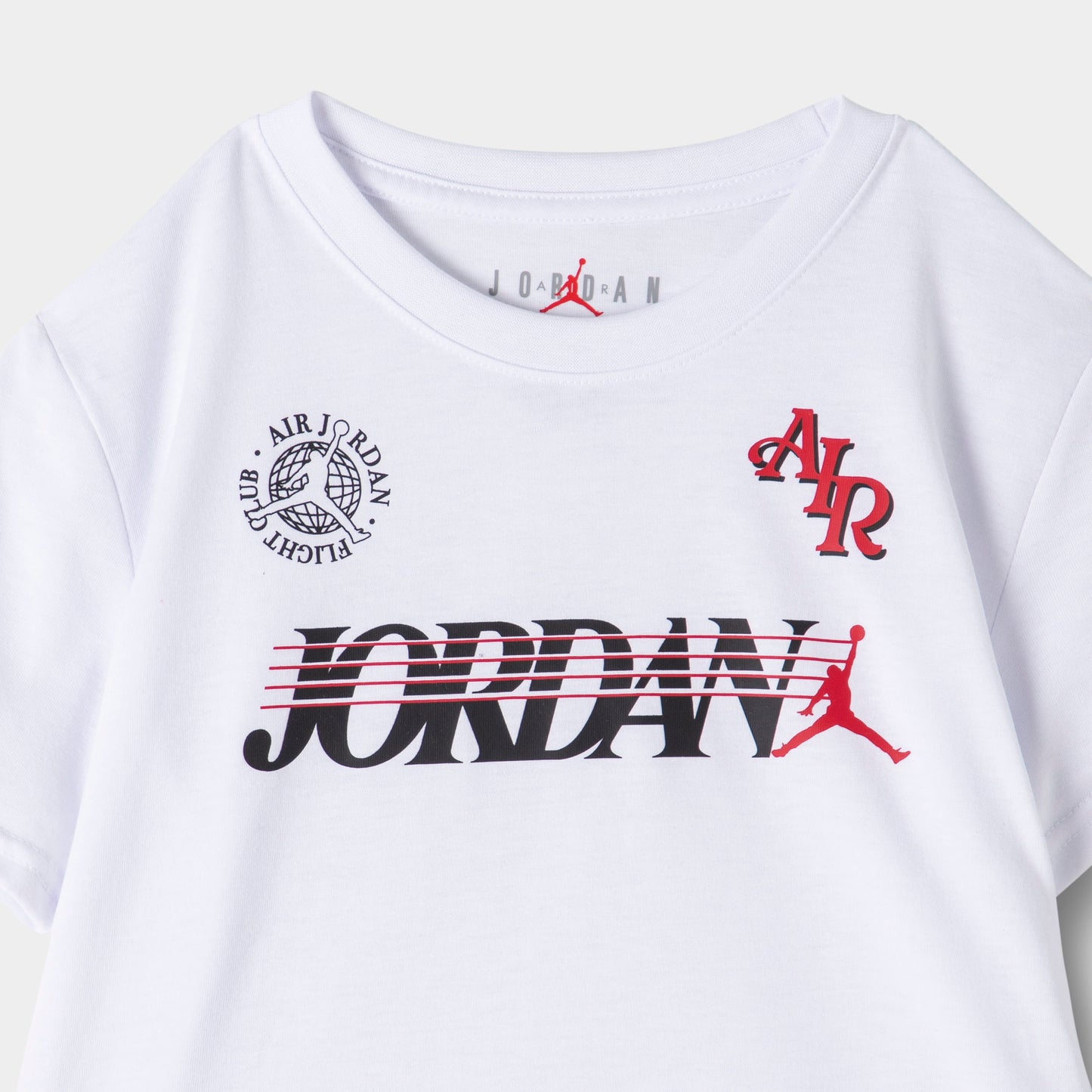 Jordan Children's Sports Club Short Set / Light Grey Heather