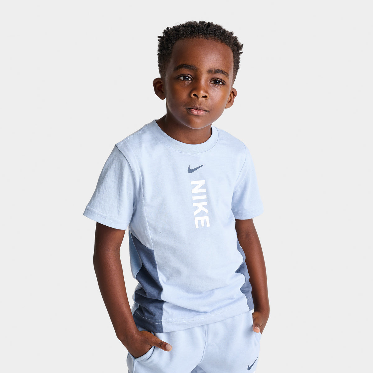 Nike Sportswear Child Boys Hybrid Short Set Light Armory Blue JD Sports