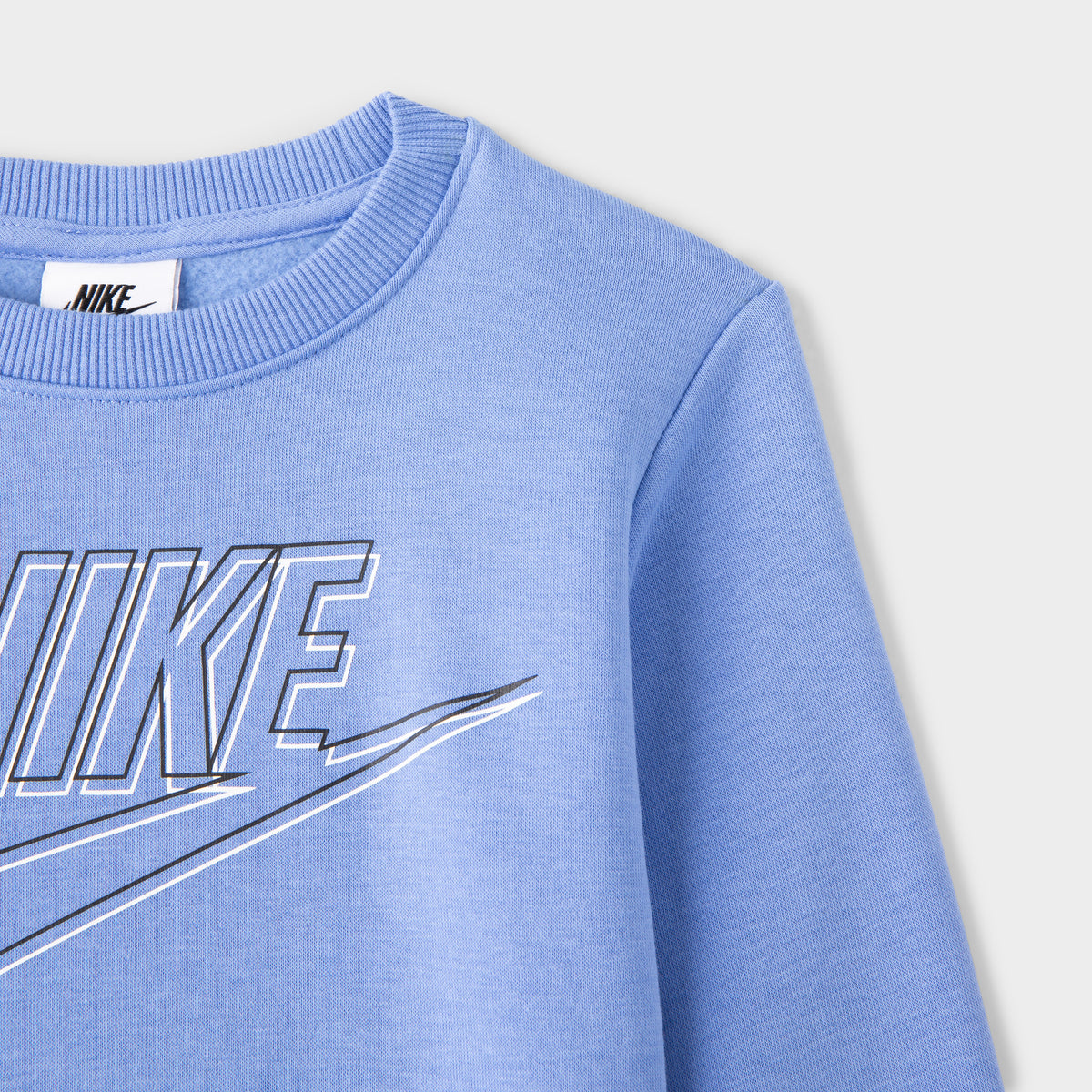 Nike Child Boys Swoosh Logo Crewneck Set Blue JD Sports
