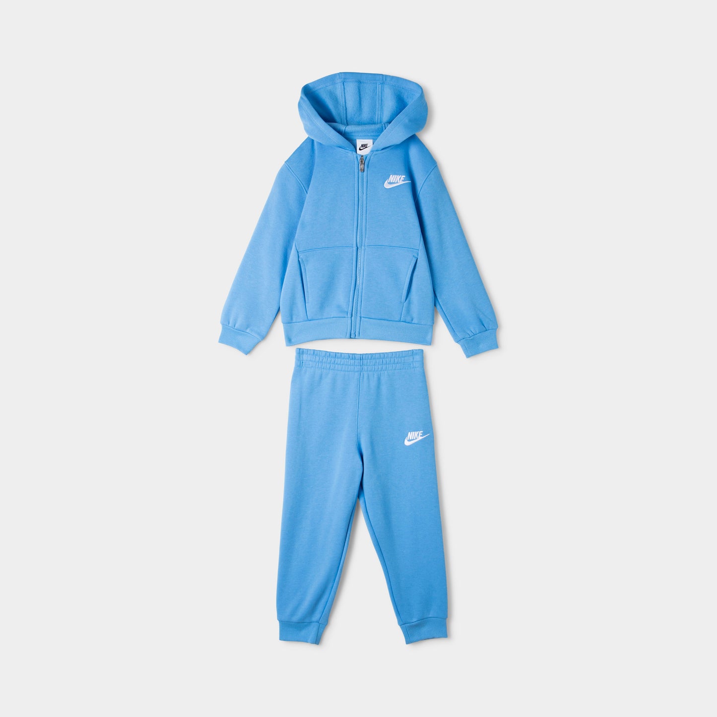 Nike Enfants Fullzip Ensemble Polaire / Bleu Universitaire