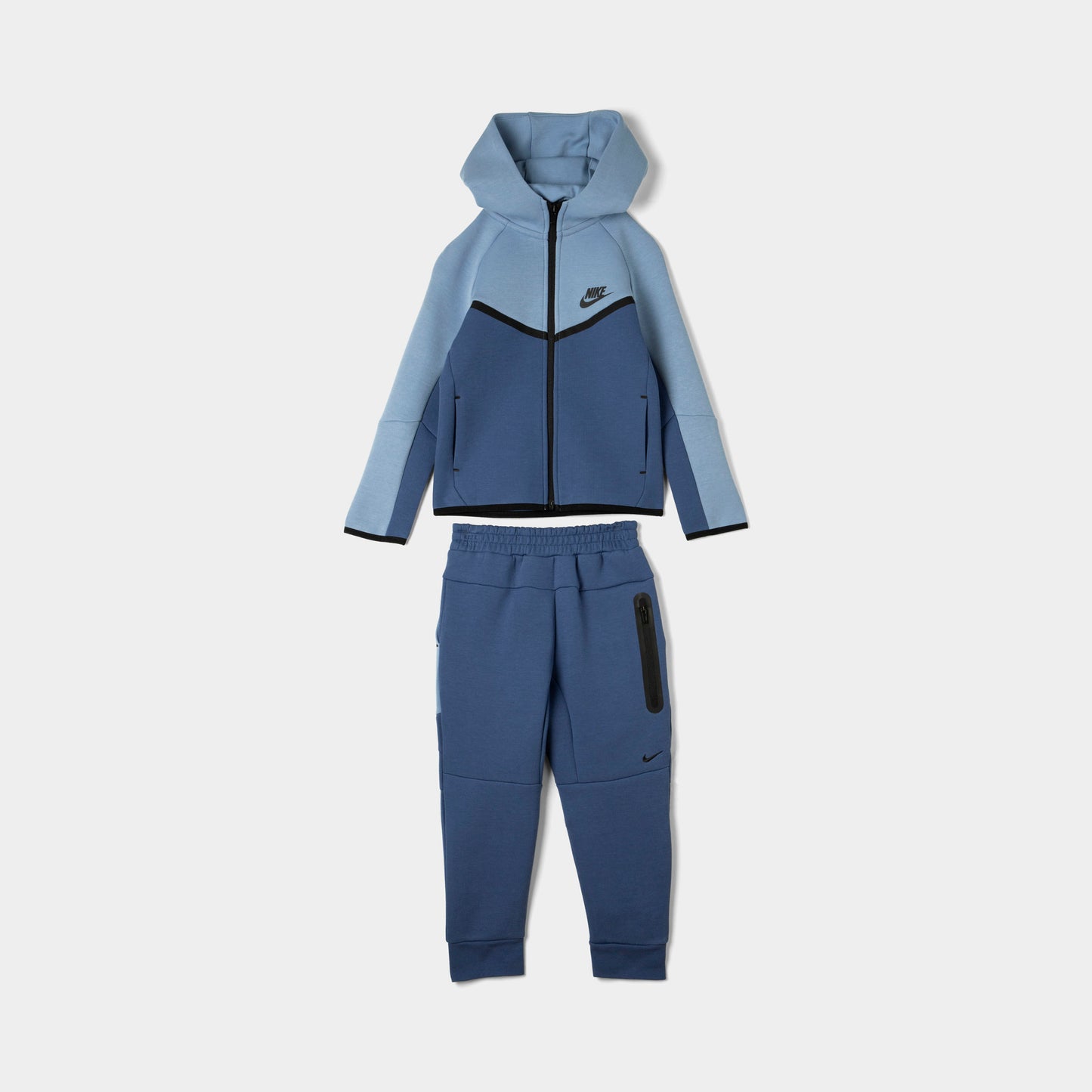 Nike Sportswear Enfants Ensemble Tech Fleece Fullzip / Bleu Travail