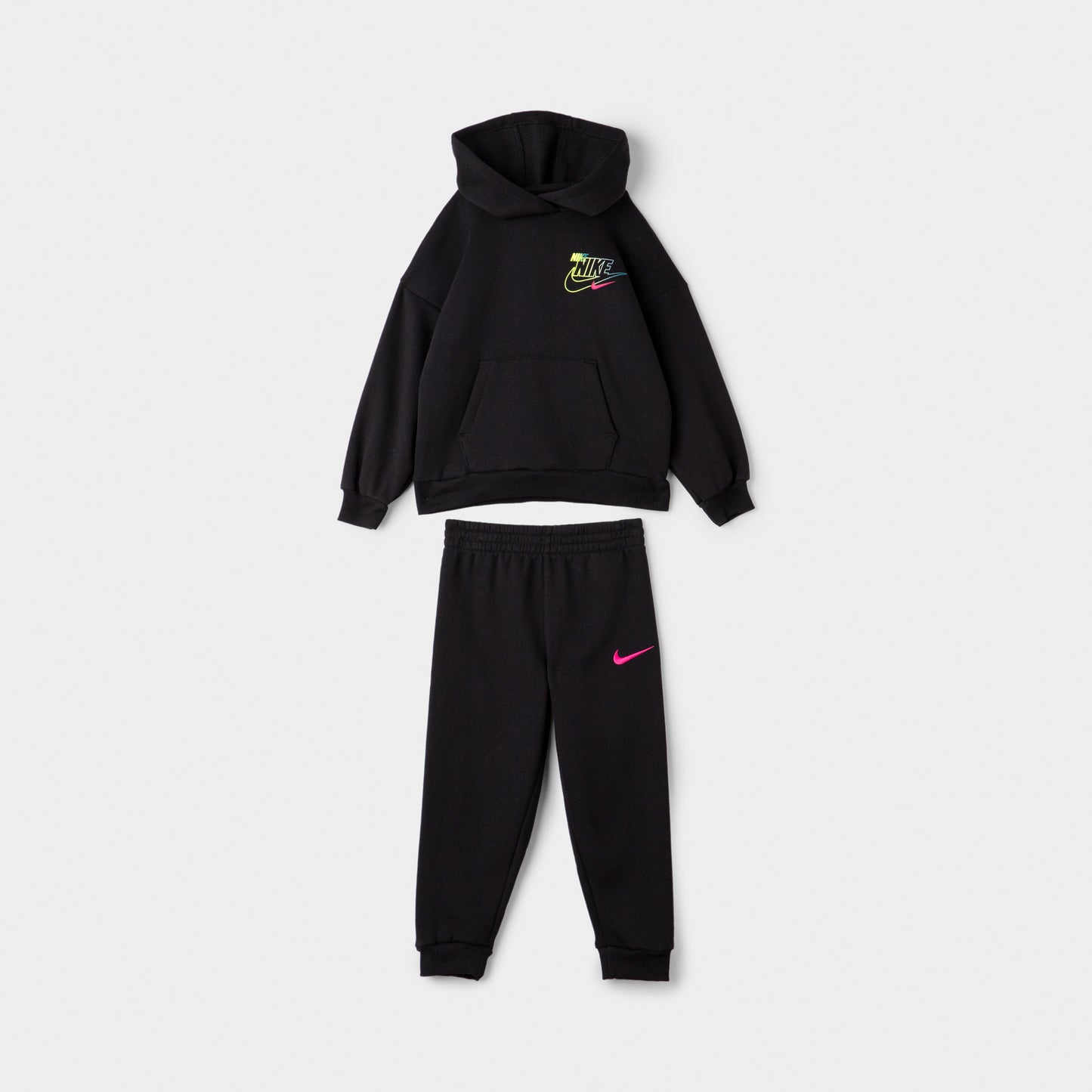 Nike Sportswear Children's Glow Fleece Set / Black