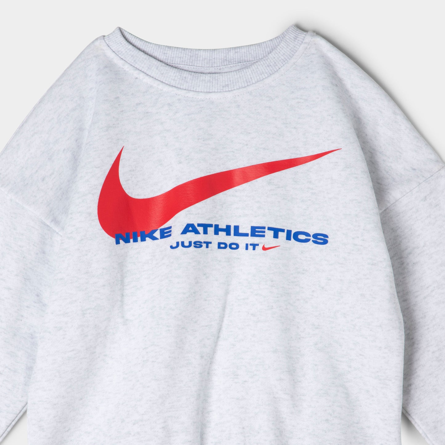 Nike Children's Swoosh Fleece Crew Pant Set / Birch Heather