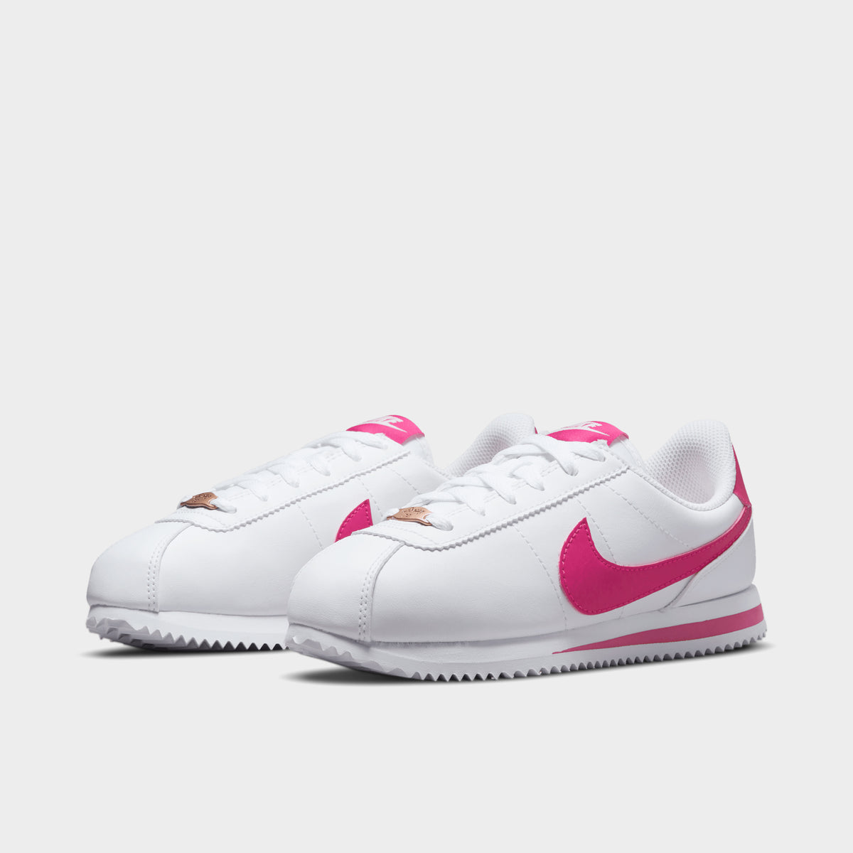 Nike Cortez Basic GS White Pink Prime JD Sports