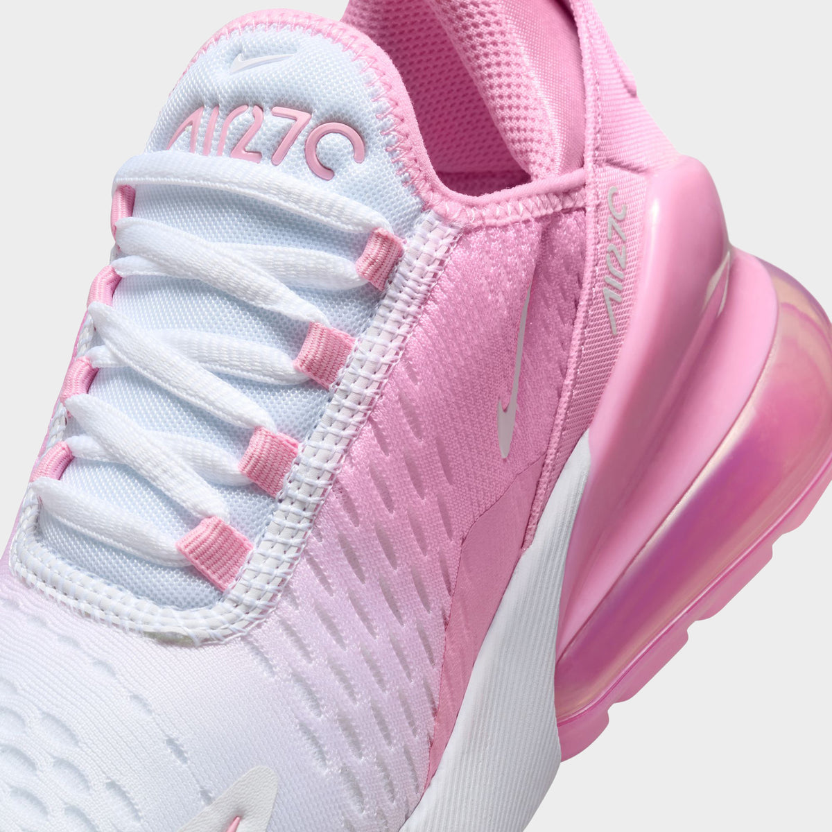 Nike Juniors' Air Max 270 GS Pink Rise / White