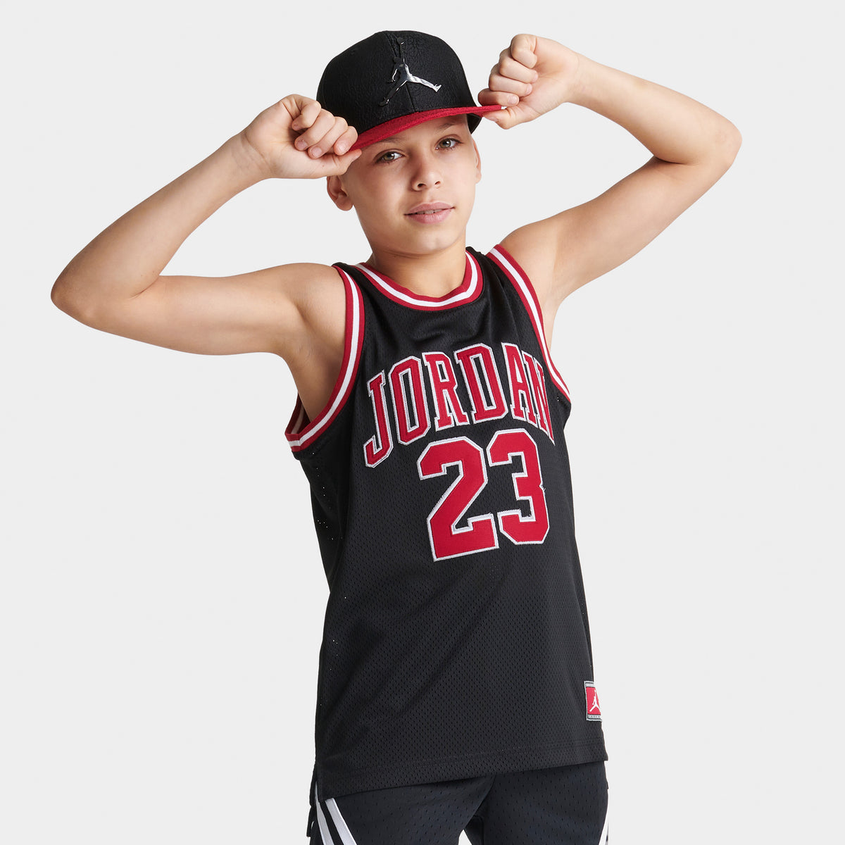 Nike Jordan 23 Alpha Buzzer Beater Basketball Tank in Black for