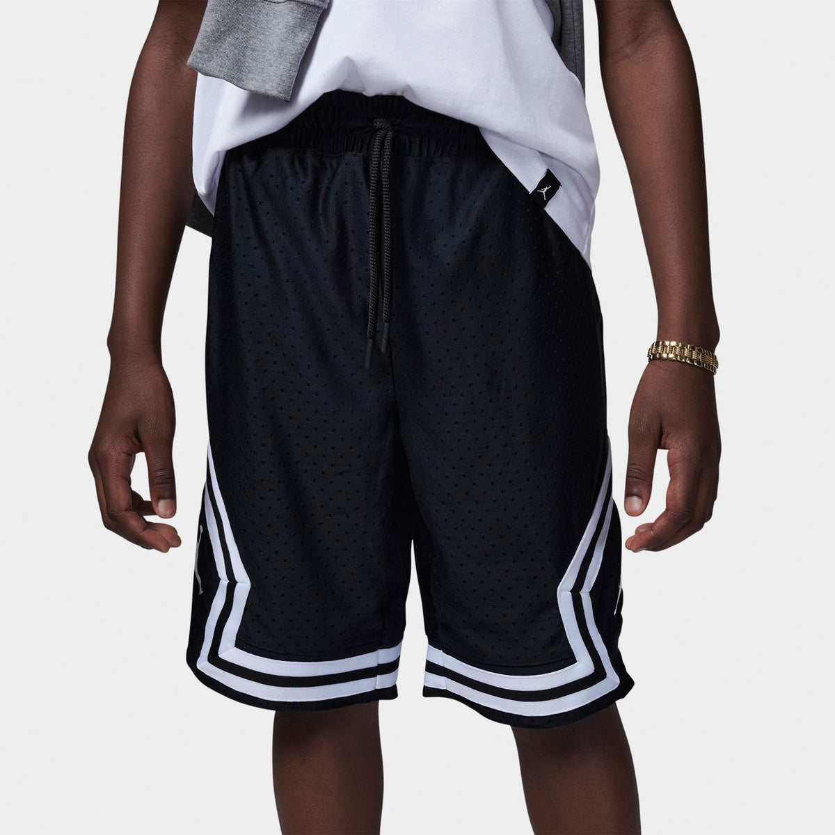 Jordan Junior Boys Air Dri FIT Diamond Shorts Black